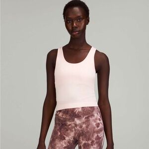 Lululemon Strawberry Milkshake Ebb to Street tank